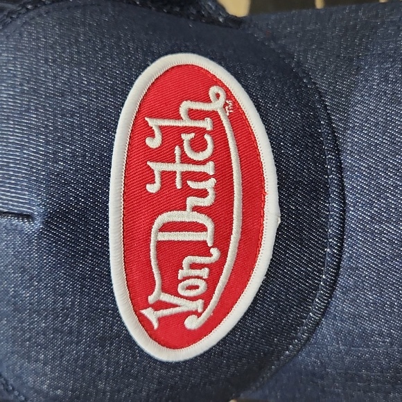 ??️Von Dutch?️ Denim Trucker Unisex Hat main image 4